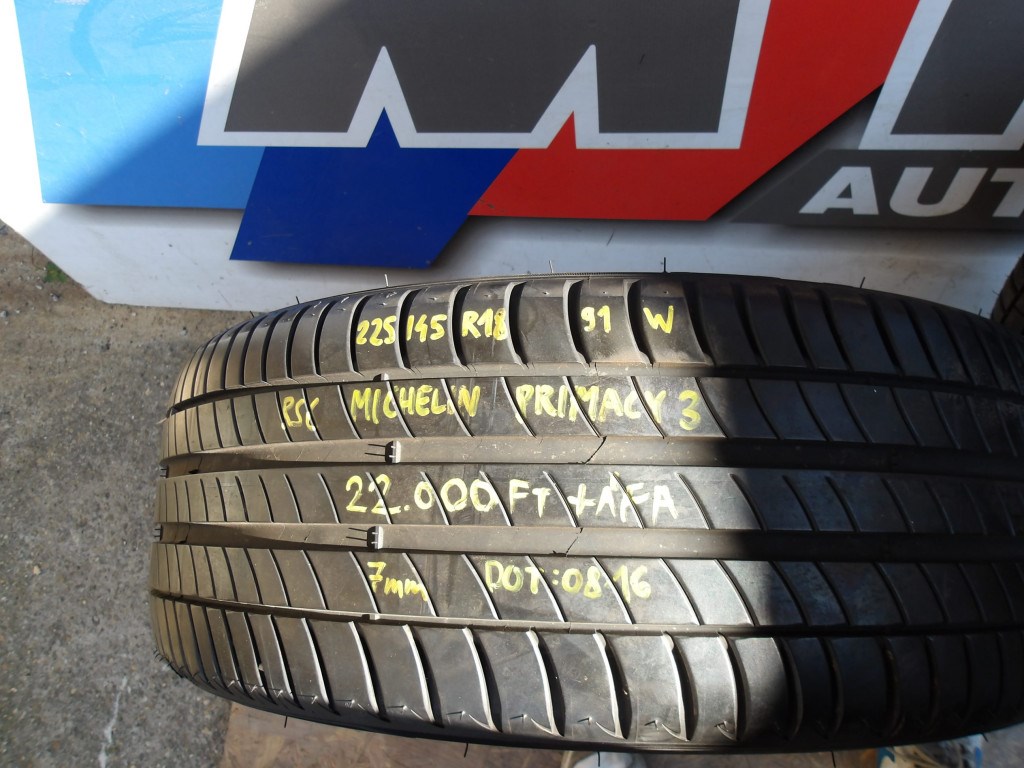 [GYÁRI HASZNÁLT] MICHELIN - primacy 3|  0816 | 225/45/R18 | 7mm  2. kép